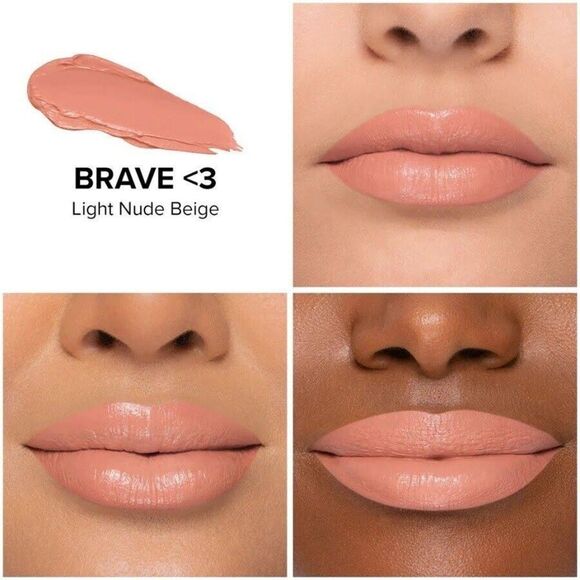 Too Faced Lady Bold Diffused Matte Lipstick in Brave (Light Beige Nude) - Picture 8 of 15